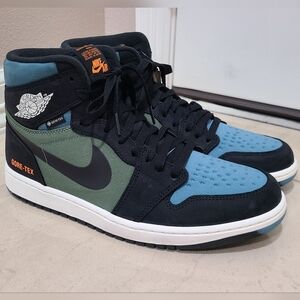 Nike Air Jordan 1 Element GORE-TEX High Black Olive Sky SIZE 10 Skate Sneakers